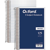 TOPS 5 Subject Wirebound Notebook (TOP63859)