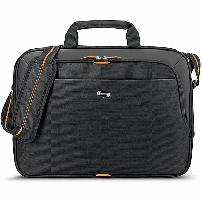 Solo Carrying Case (Briefcase) for 15.6" iPad Notebook - Orange, Black (USLUBN1014)