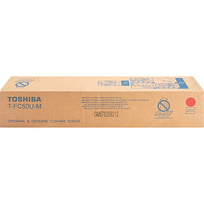 Toshiba Original Standard Yield Laser Toner Cartridge - Magenta - 1 Each (TOSTFC50UM)