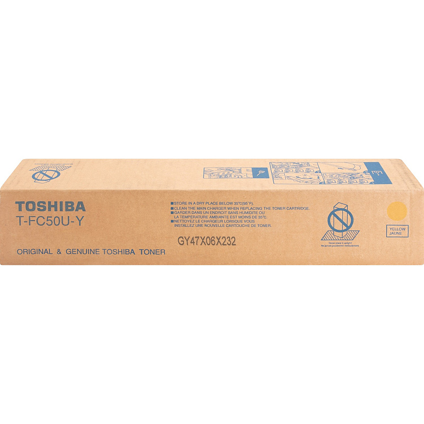 Toshiba Original Standard Yield Laser Toner Cartridge - Yellow - 1 Each (TOSTFC50UY)
