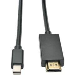 Eaton Tripp Lite Series Mini DisplayPort to HDMI Active Adapter Cable (M/M), 1080p, 6 ft. (1.8 m) (TRPP586006HDMI)