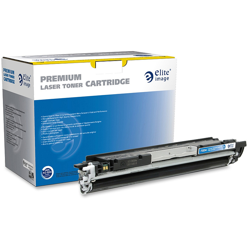 Elite Image Remanufactured Laser Toner Cartridge - Alternative for HP 126A (CE310A) - Black - 1 Each (ELI75894)