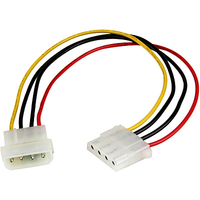 StarTech 12in Lp4 Power Extension Cable M/f (LP4POWEXT12)