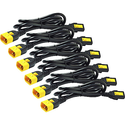 APC Power Cord Kit (6 Ea), Locking (AP8706SWW)