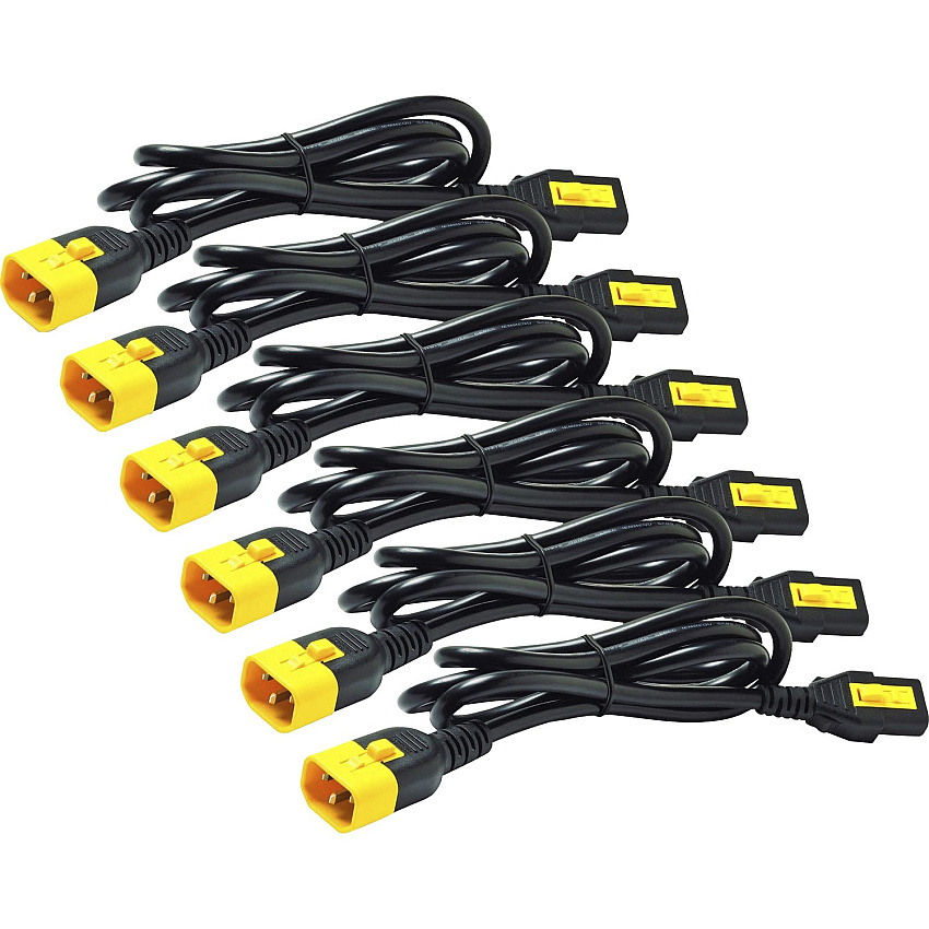 APC Power Cord Kit (6 Ea), Locking (AP8706SWW)