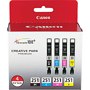 Canon CLI-251 Original Ink Cartridge (CNMCLI251BCMY)