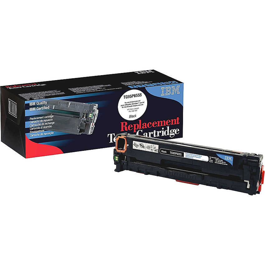 IBM Remanufactured Laser Toner Cartridge - Alternative for HP 305A (CE410A) - Black - 1 Each (IBMTG95P6555)