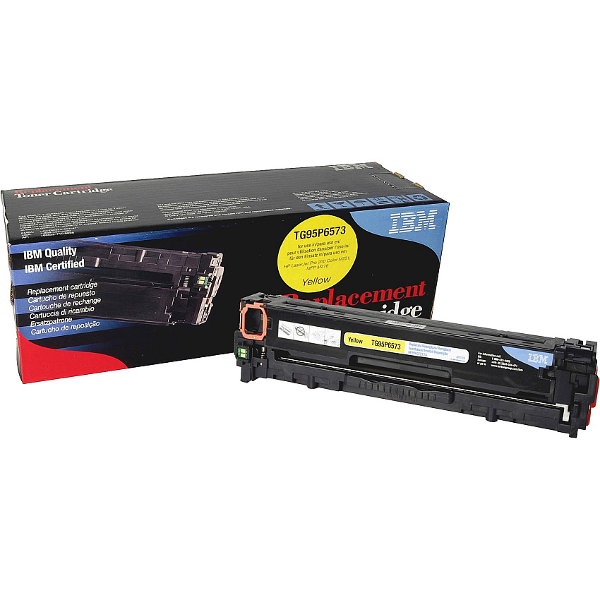 IBM Remanufactured Laser Toner Cartridge - Alternative for HP 131A (CF212A) - Yellow - 1 Each (IBMTG95P6573)