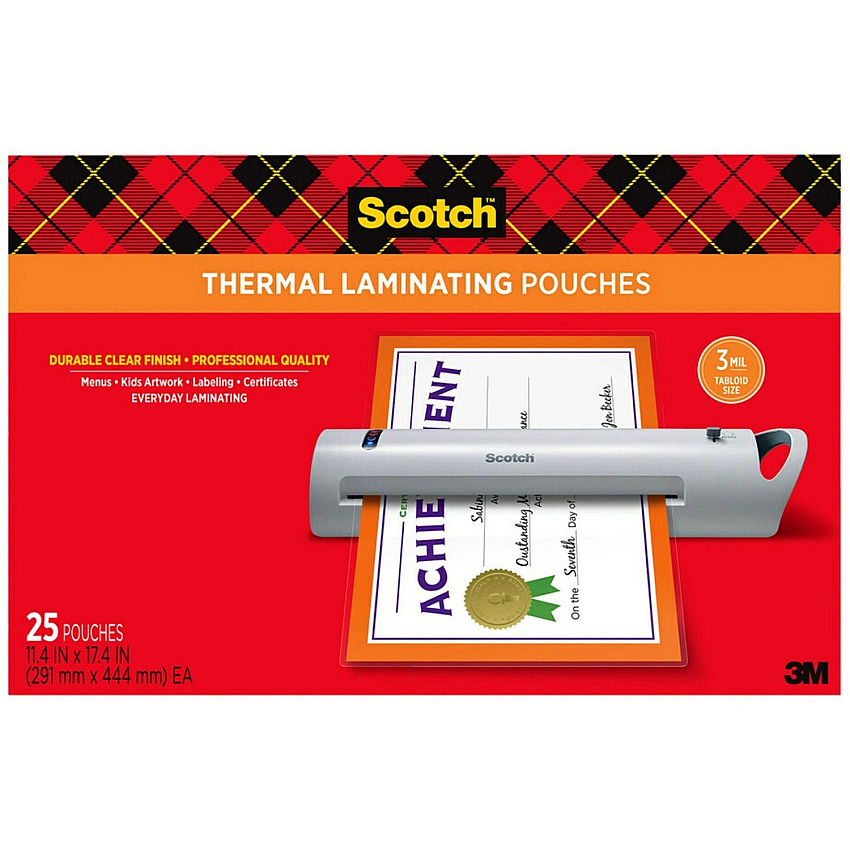 Scotch Thermal Laminator Pouches (MMMTP385625)