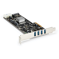 StarTech 4 Port Pcie Usb 3.0 Card W/ 4 Channels (PEXUSB3S44V)