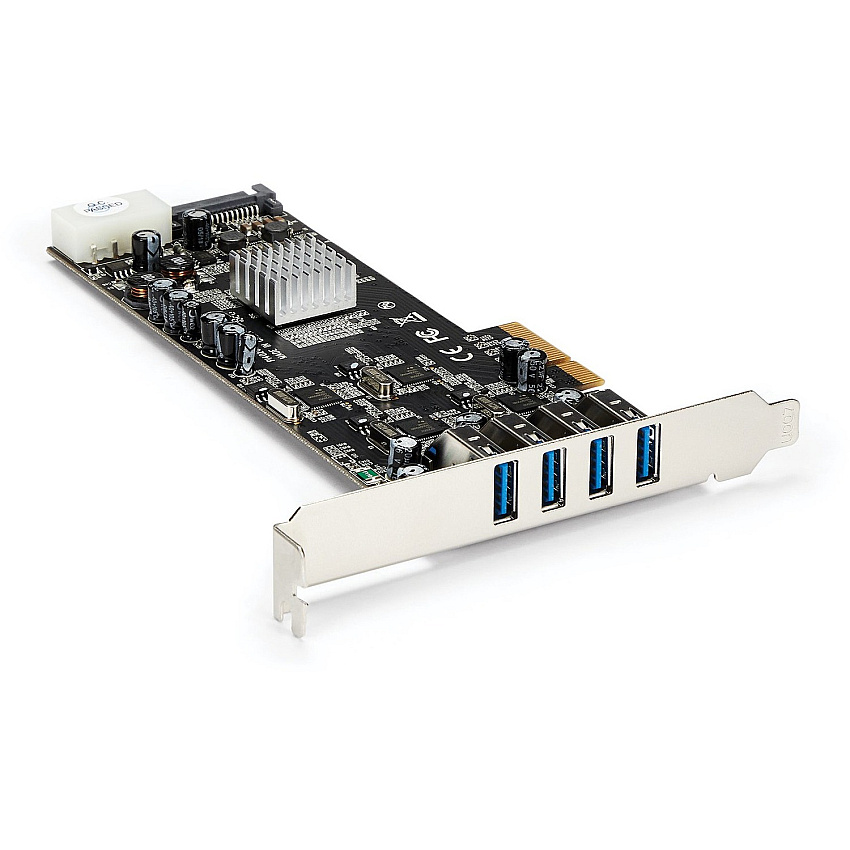 StarTech 4 Port Pcie Usb 3.0 Card W/ 4 Channels (PEXUSB3S44V)