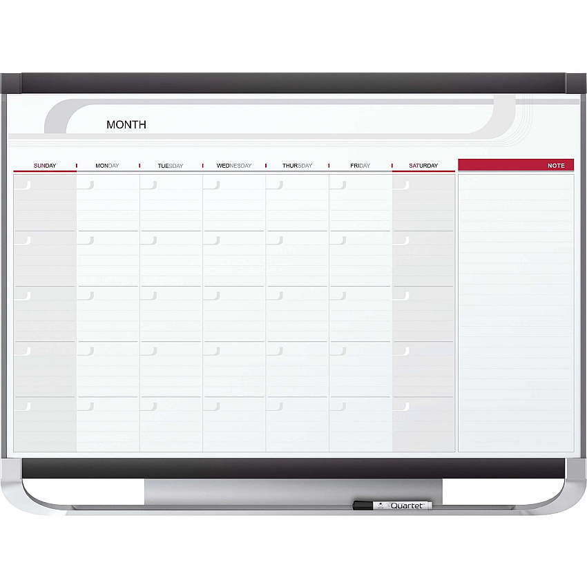 Quartet Prestige 2 Magnetic Monthly Calendar Board (QRTCP43P2)