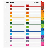 Cardinal OneStep Printable Dividers (CRD60960)