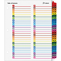 Cardinal OneStep Printable Dividers (CRD60990)