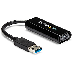 StarTech Usb To Vga Adapter - Slim - 1920x1200 (USB32VGAES)
