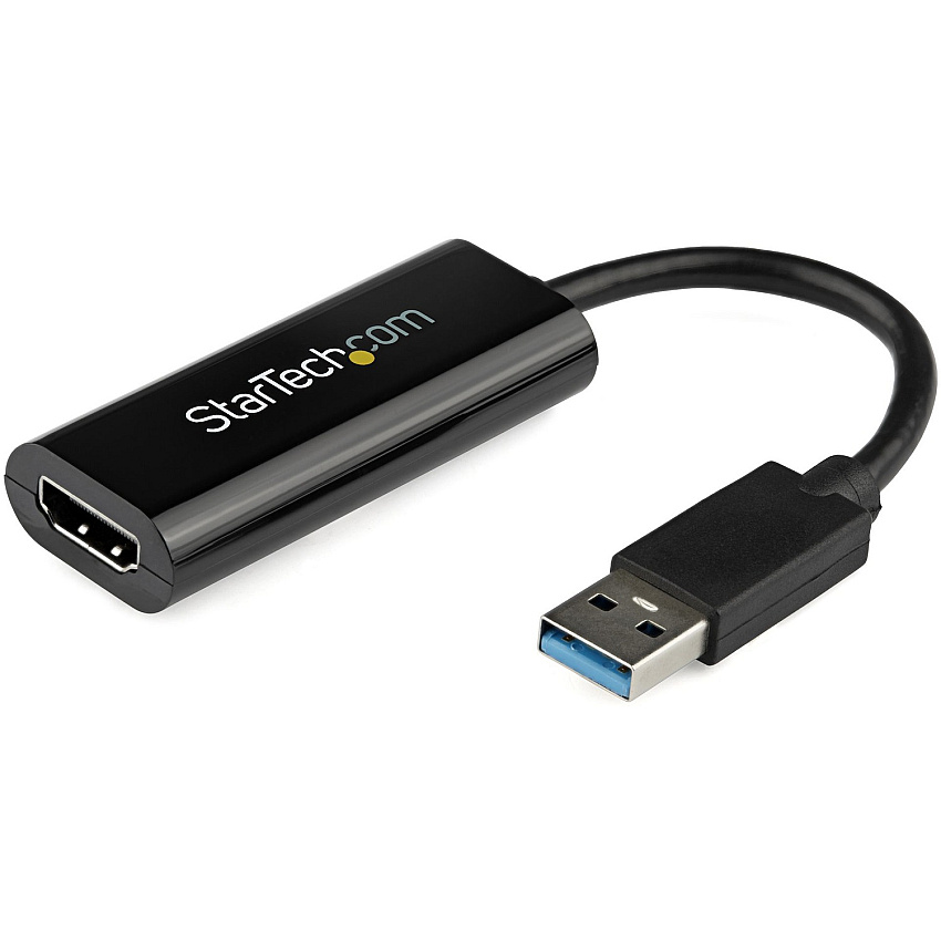 StarTech Usb 3.0 To Hdmi Adapter - 1080p Slim Usb To Hdmi Adapter - External Video Graphics Card (USB32HDES)
