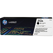 HP 312A Original Laser Toner Cartridge - Black Pack (HEWCF380A)