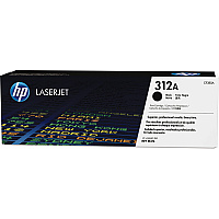 HP 312A Original Laser Toner Cartridge - Black Pack (HEWCF380A)
