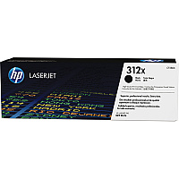 HP 312X (HEWCF380X) Original Laser Toner Cartridge - Single Pack - Black - 1 Each