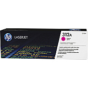HP 312A (CF383A) Original Laser Toner Cartridge - Single Pack - Magenta - 1 Each