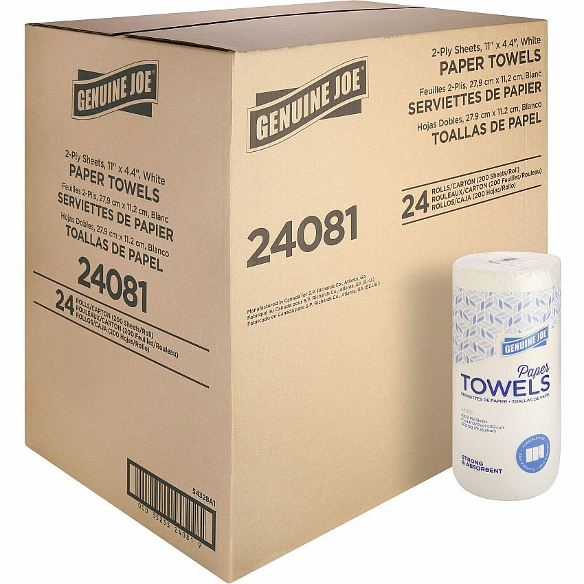 Genuine Joe Kitchen Roll Flexible Size Towels (GJO24081)