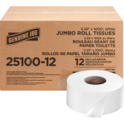 Genuine Joe Jumbo Roll Bath Tissues (2510012)