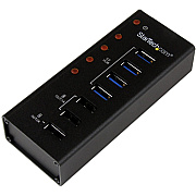 StarTech 4 Port Usb 3.0 Hub W/ 3 Charging Ports (ST4300U3C3)