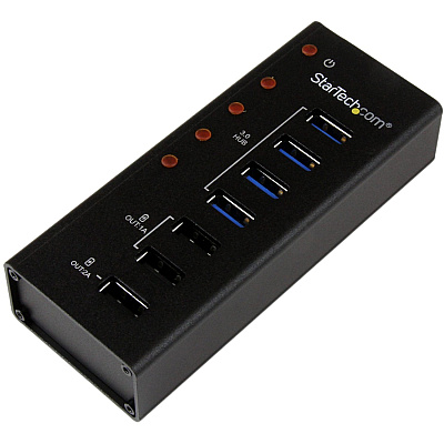 StarTech 4 Port Usb 3.0 Hub W/ 3 Charging Ports (ST4300U3C3)