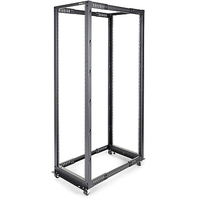 StarTech 42u 19in Open Frame Server Rack 22-40in (4POSTRACK42)