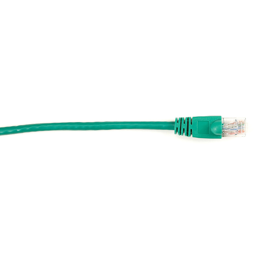 Black Box Cat6 250-mhz Molded Snagless Stranded Ethernet Patch Cable - Unshielded (utp), Cm Pvc (rj45 M/m), Green, 2-ft. (0.6-m) (CAT6PC002GN)