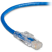 Black Box Cat6 550-mhz Locking Snagless Stranded Ethernet Patch Cable-unshielded (utp), Cm Pvc (rj45 M/m), Blue, 10-ft. (3.0-m) (C6PC70BL10)