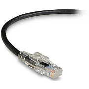 Black Box Cat6 550-mhz Locking Snagless Stranded Ethernet Patch Cable-unshielded(utp), Cm Pvc (rj45 M/m), Black, 50-ft. (15.2-m) (C6PC70BK50)