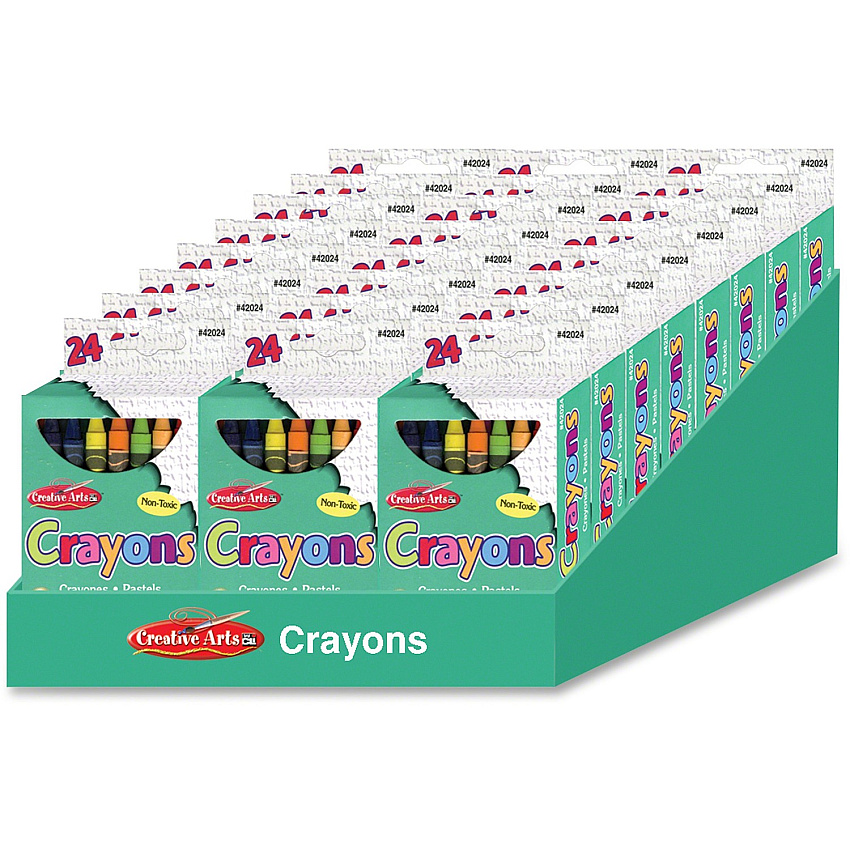 CLI Creative Arts Crayons Display (LEO42024ST)