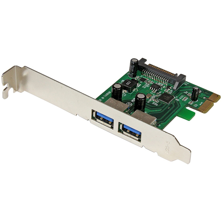 StarTech 2 Port Pcie Usb 3.0 Card Adapter W/ Uasp (PEXUSB3S24)