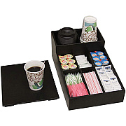 Dacasso Classic Leather Coffee Condiment Organizer (A1028)