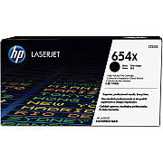 HP 654X (HEWCF330X) Original High Yield Laser Toner Cartridge - Single Pack - Black - 1 Each