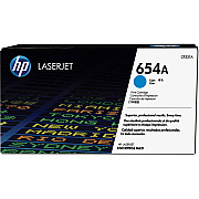 HP 654A (HEWCF331A) Original Laser Toner Cartridge - Single Pack - Cyan - 1 Each