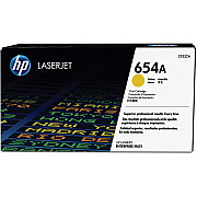 HP 654A (HEWCF332A) Original Laser Toner Cartridge - Single Pack - Yellow - 1 Each