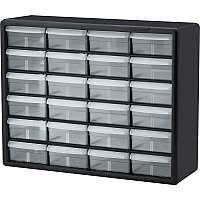 Akro-Mils 24-Drawer Plastic Storage Cabinet (AKM10124)