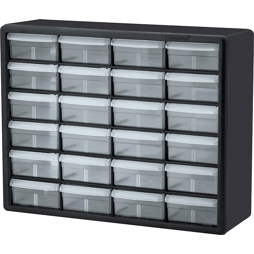 Akro-Mils 24-Drawer Plastic Storage Cabinet (AKM10124)