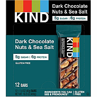 KIND Dark Chocolate Nuts/Sea Salt Snack Bars (KND17851)