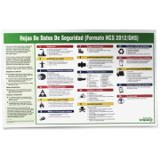Impact GHS Safety Data Sheet Poster in Spanish (799073)