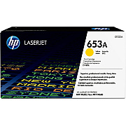 HP 653A (CF322A) Original Standard Yield Laser Toner Cartridge - Single Pack - Yellow - 1 Each