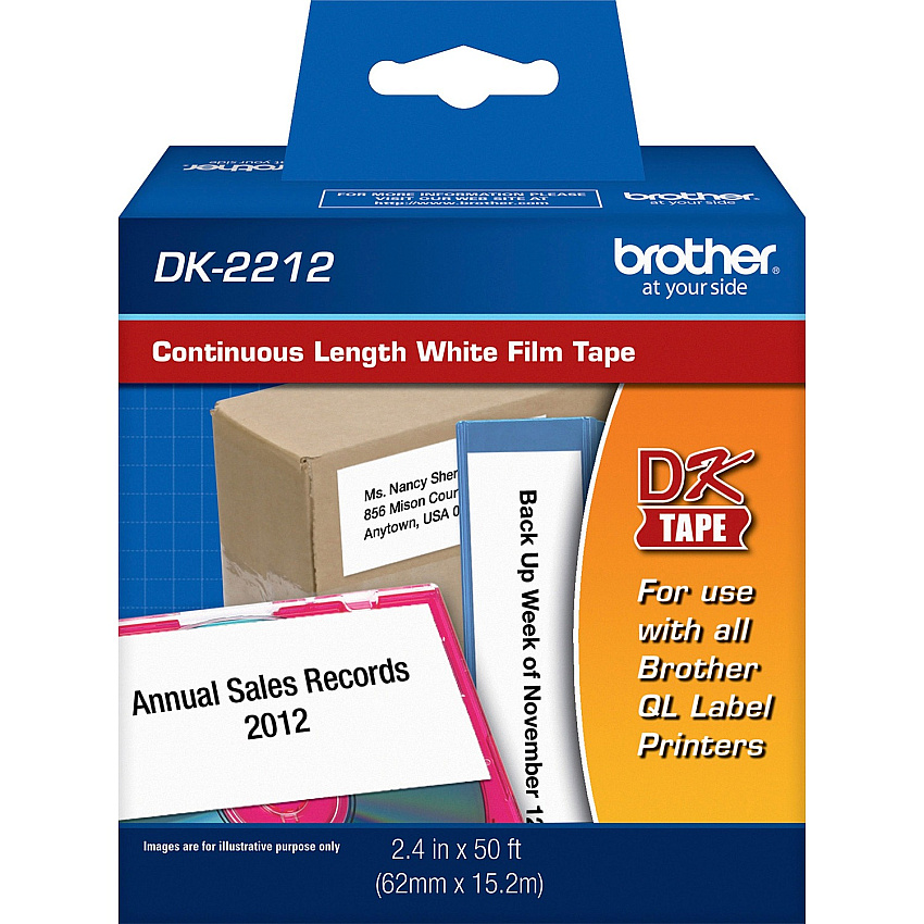 Brother DK2212 - Continuous Length Film Tape