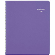 AT-A-GLANCE Beautiful Day Weekly/Monthly Planner, Vertical-Column Format, 11 x 8.5, Purple Cover, 13-Month: Jan 2026 to Jan 2027 (938P905)