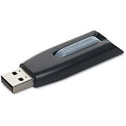 Verbatim 128GB Store 'n' Go V3 USB 3.2 Gen 1 Flash Drive - Gray (49189)