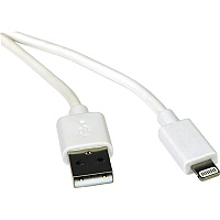 Eaton Tripp Lite Series USB-A to Lightning Sync/Charge Cable (M/M) - MFi Certified, White, 3 ft. (0.9 m) (M100003WH)