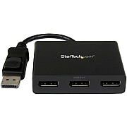 StarTech 3 Port Dp Multi Monitor Adapter Mst Hub (MSTDP123DP)