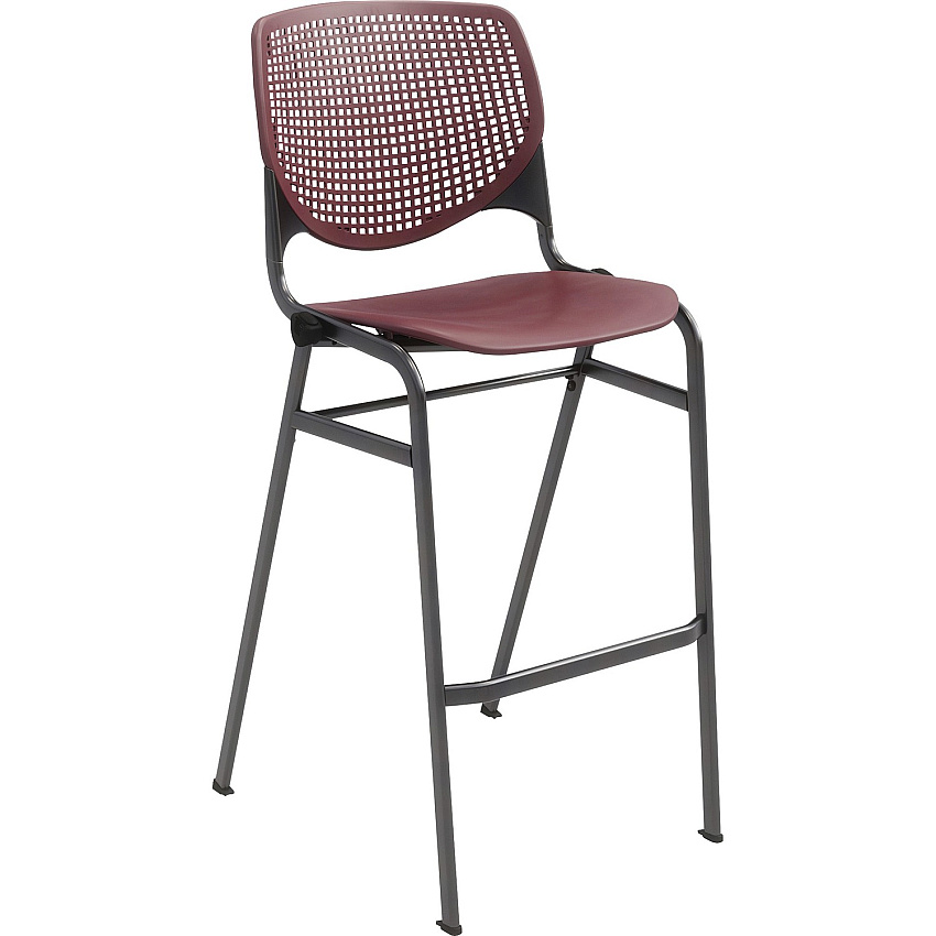 KFI Barstool with Polypropylene Seat and Back (BR2300P07)