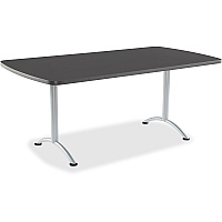 Iceberg Arc Fixed Height Table 36X72 Rectangular, Graphite (ICE69227)